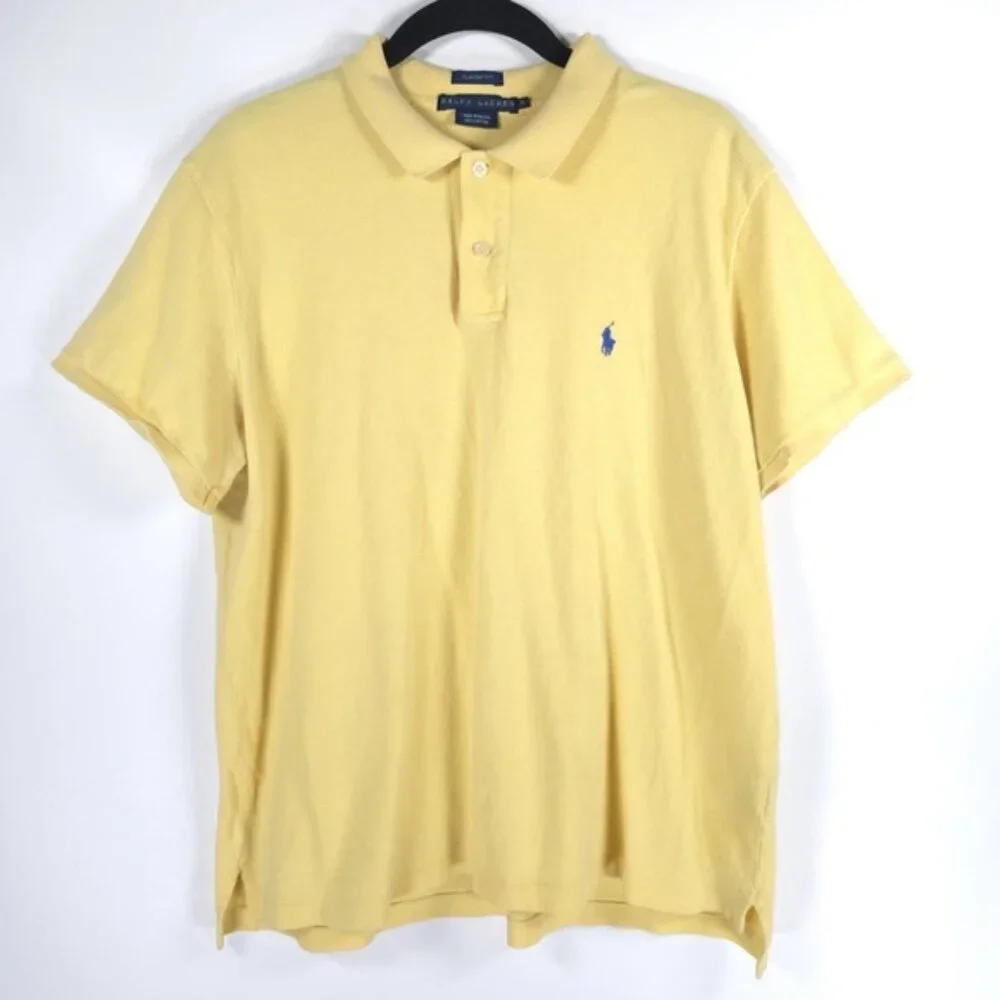 RALPH LAUREN VINTAGE CLASSIC FIT MADE IN BOLIVIA 🇧🇴 Polo‎ Shirt Size XL Boys